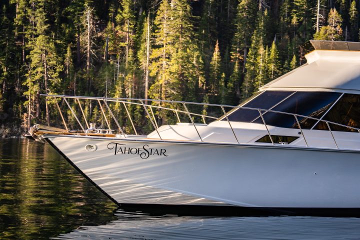 a small boat in a body of water