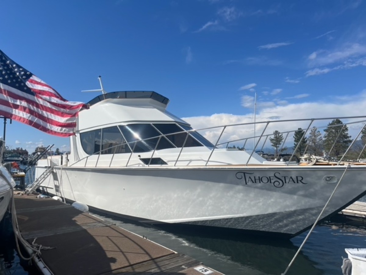 a boat docked at a dock