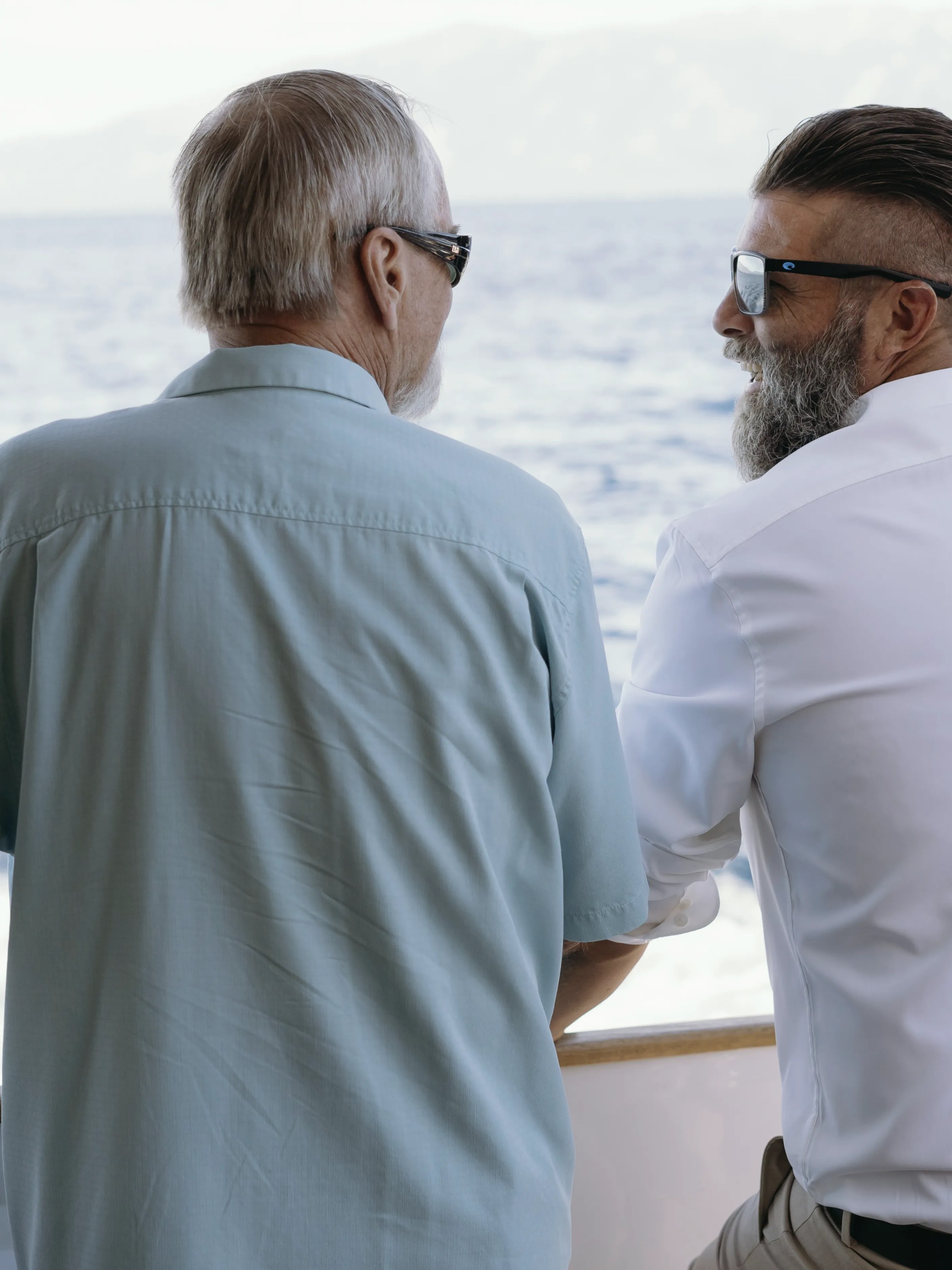 a man that is standing in the water