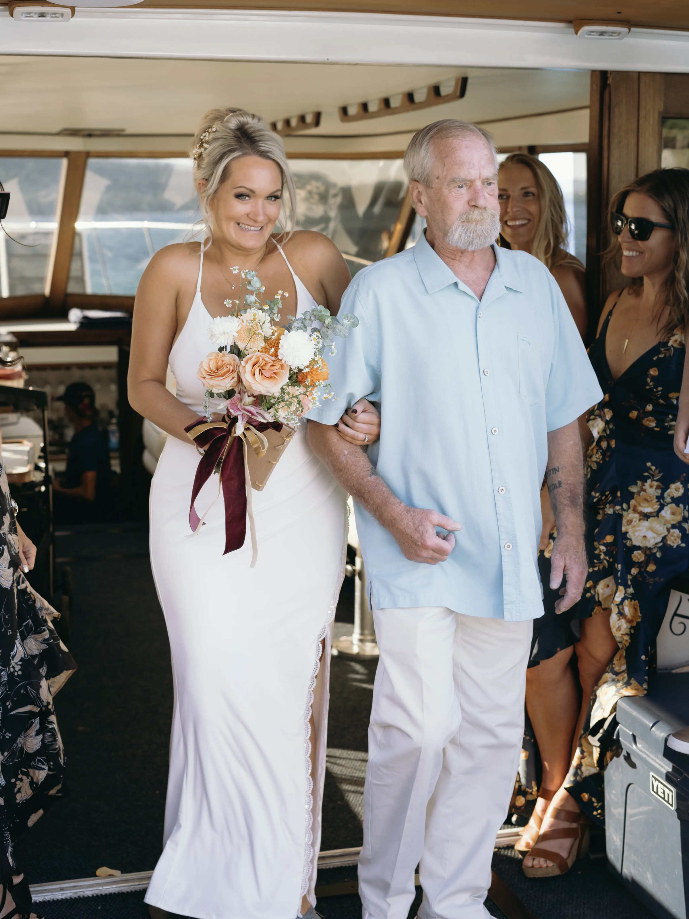 a couple of people posing for the camera