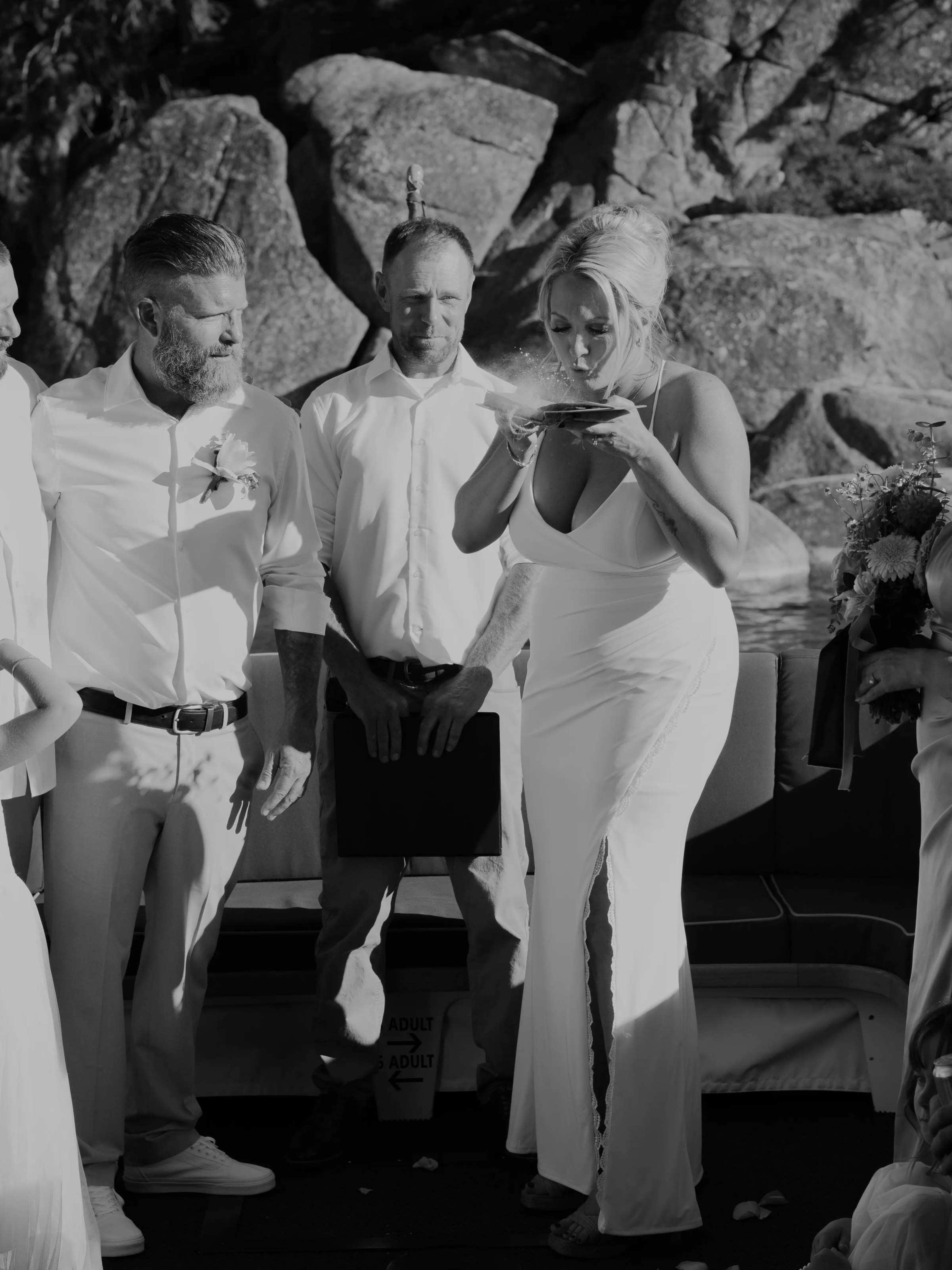 a group of people posing for a photo