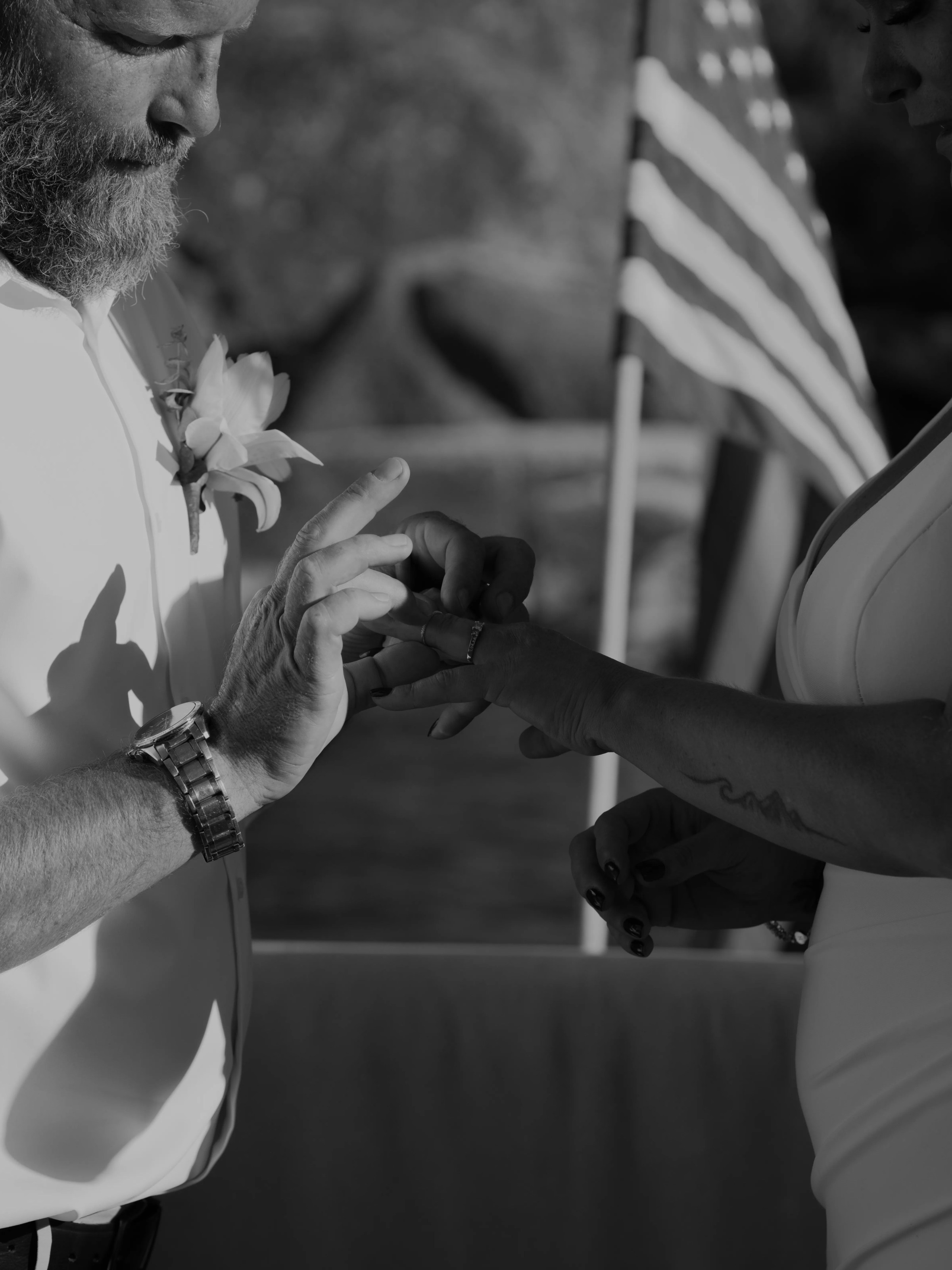 a person wearing a suit and tie