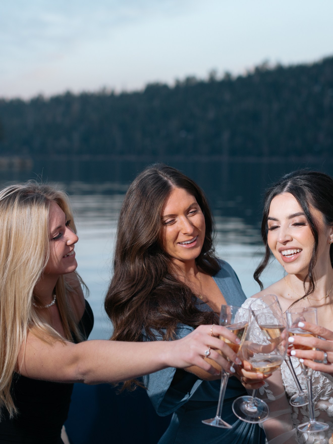 a woman drinking a glass of water